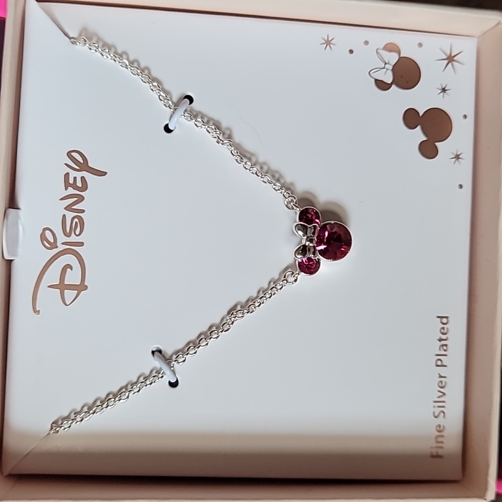 Disney Minnie Mouse Necklace Disney Minnie Mouse Necklace Disney Minnie Mouse Ne - Picture 3 of 17